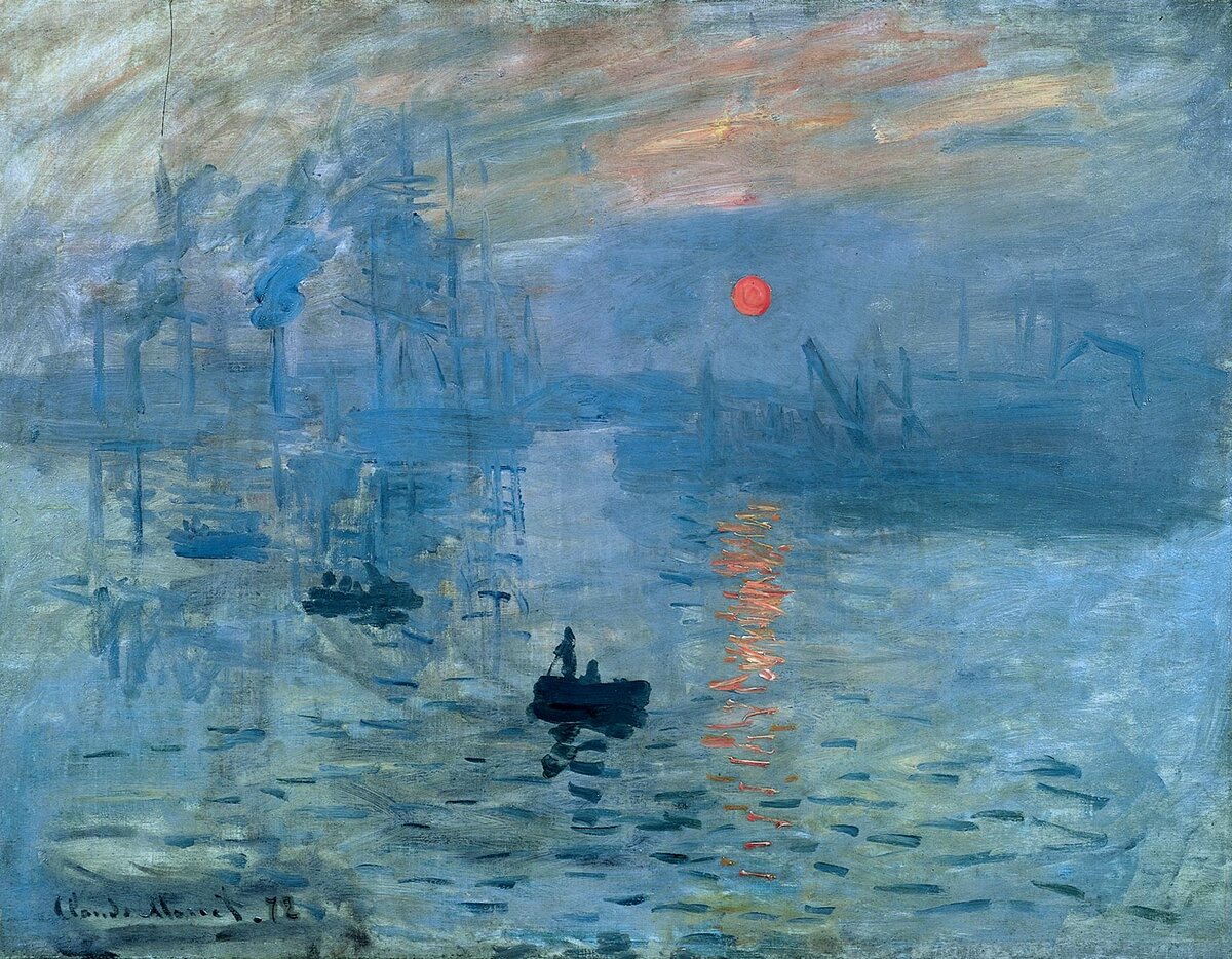Клода Моне — Впечатление. Восходящее солнце (фр. Impression, soleil levant), 1872
