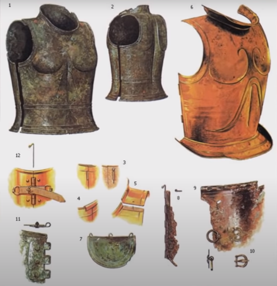 Ancient armor. Греческий панцирь доспех. Македонские доспехи линоторакс. Анатомический доспех Греция. Древнегреческий бронзовый колоколовидный панцирь.