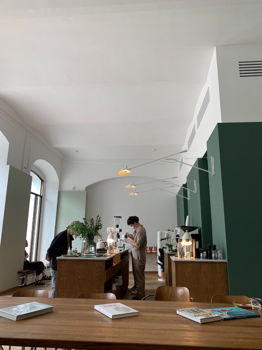 Интерьер кофейни "Аэроплан"