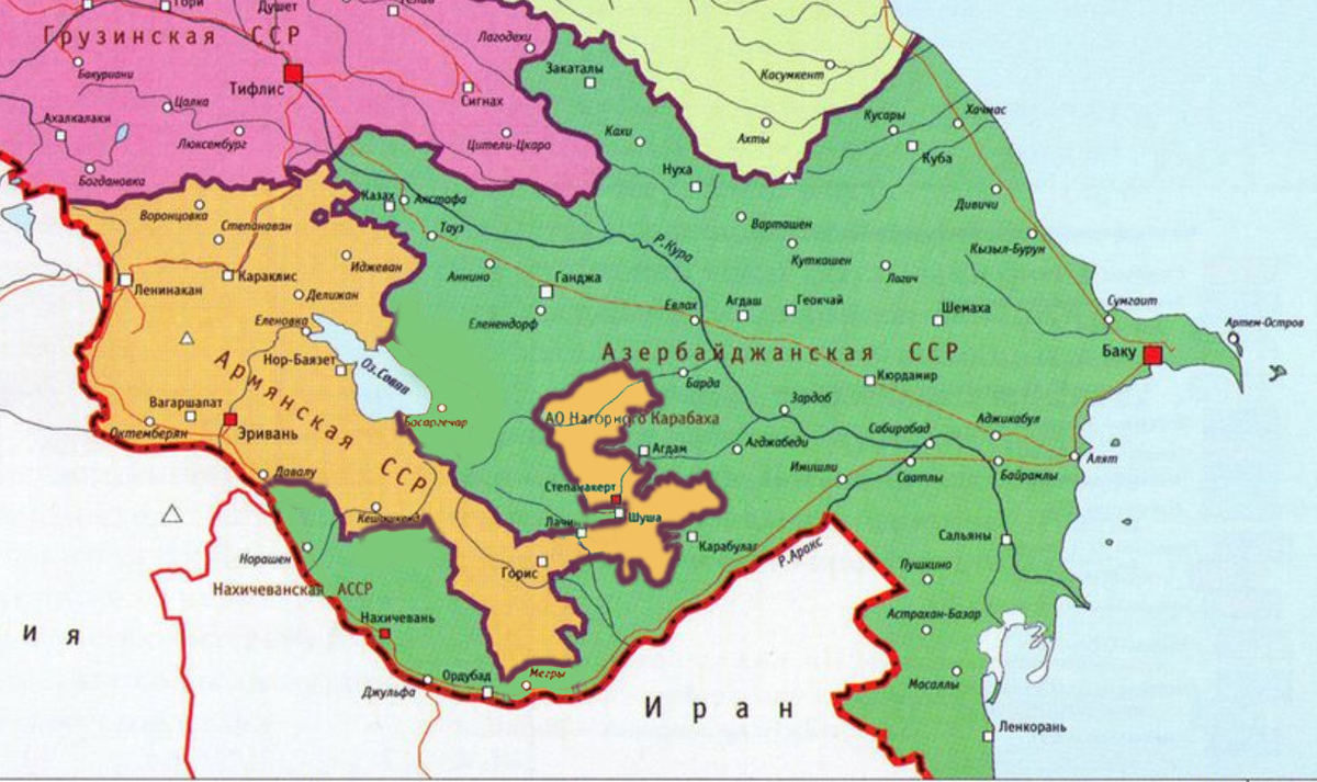 Территория азербайджана. Нагорный Карабах на карте Армении и Азербайджана. Карта Нагорного Карабаха 2021. Карабах на карте Азербайджана. Политическая карта Азербайджана Нагорный Карабах.