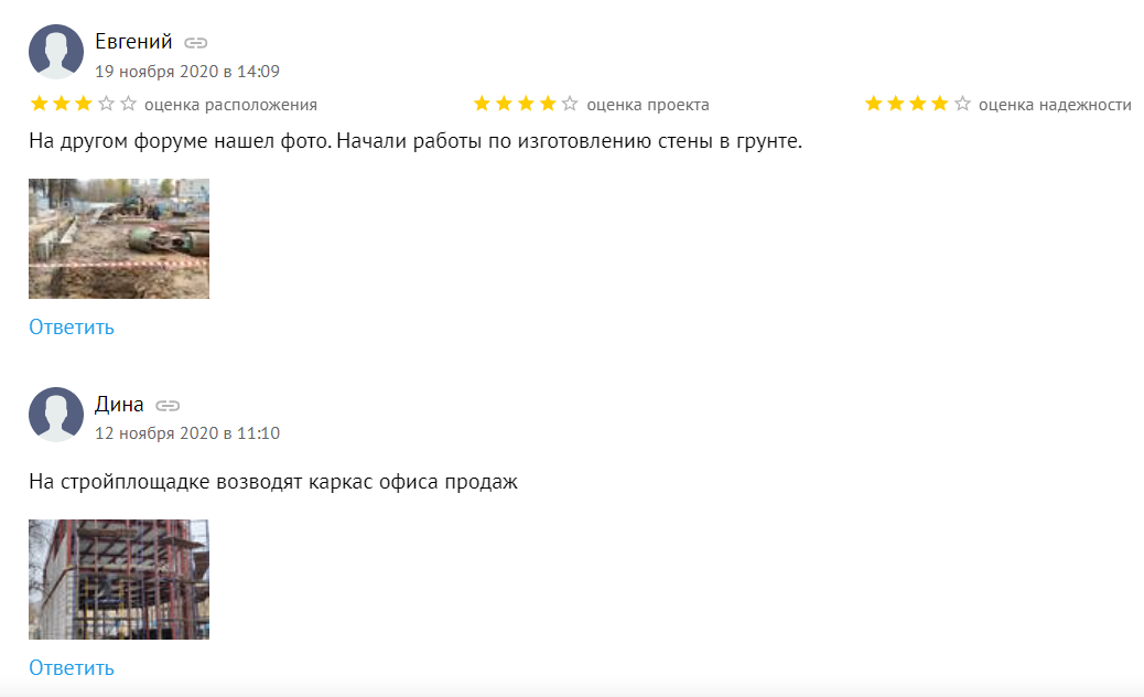 Отзывы о ЖК Режиссер из свободных источников