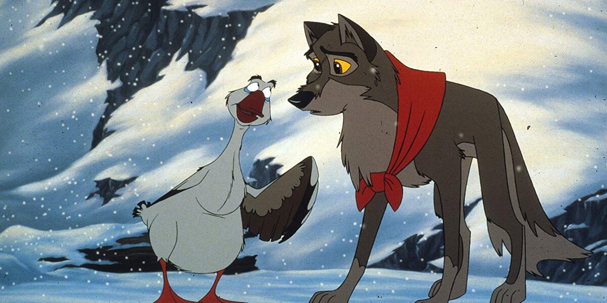 Кадр из мультфильма "Балто"