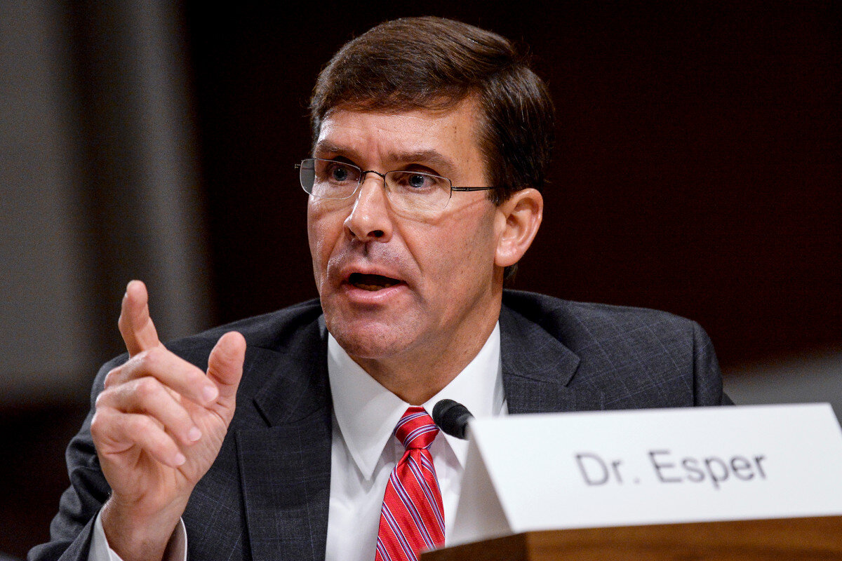 Бывший министр обороны США Марк Эспер вместе с девятью другими бывшими секретарями обороны призвал положить конец вызовам на президентских выборах.