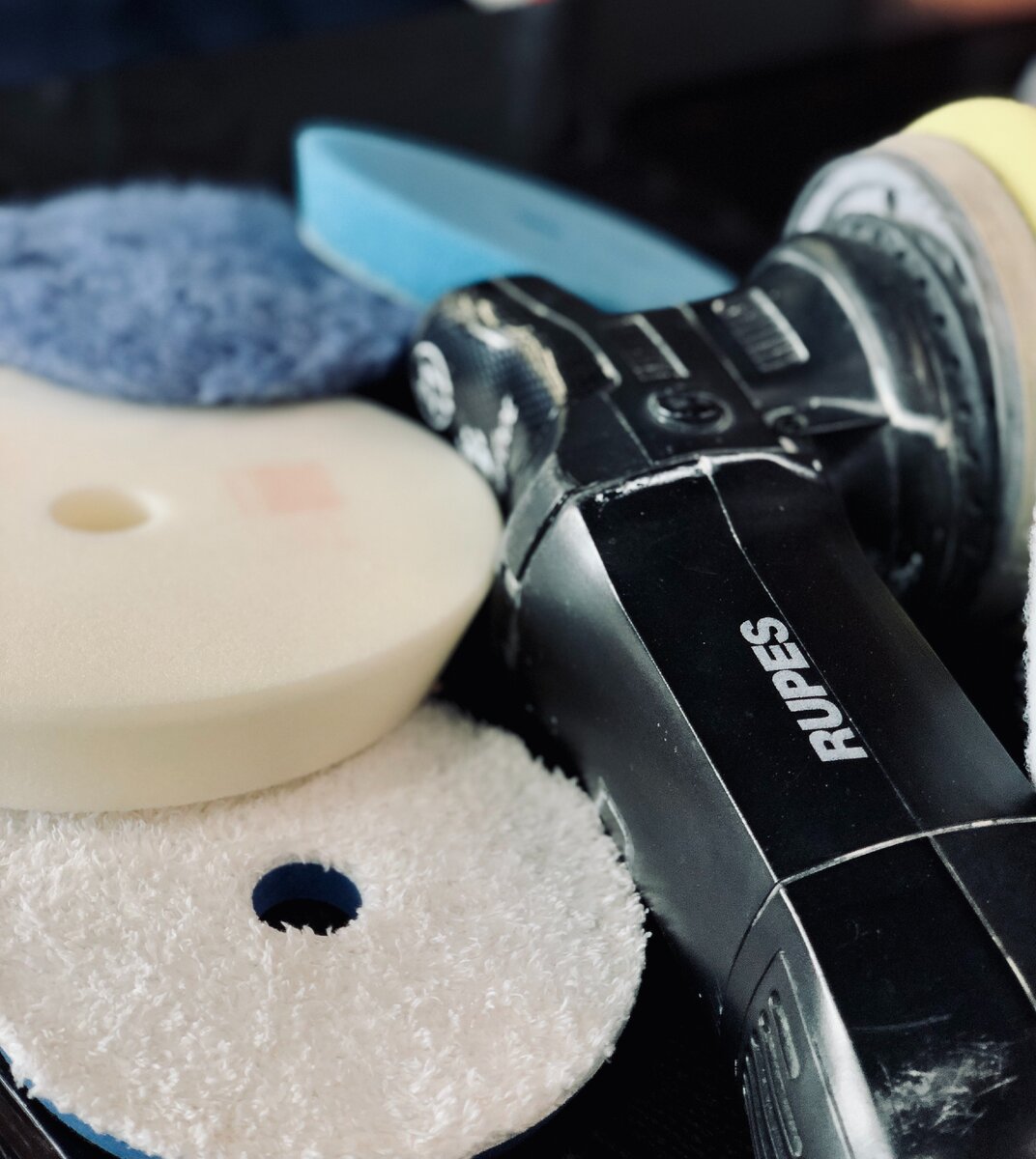 Полировальная машинка и круги