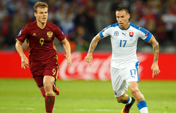 Александр Кокорин и Марек Гамшик