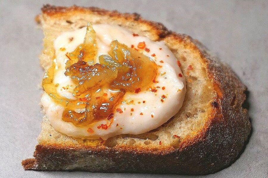 Для канала С.Пудовъ - Рецепт - Паштет из белой фасоли с карамелизованным луком