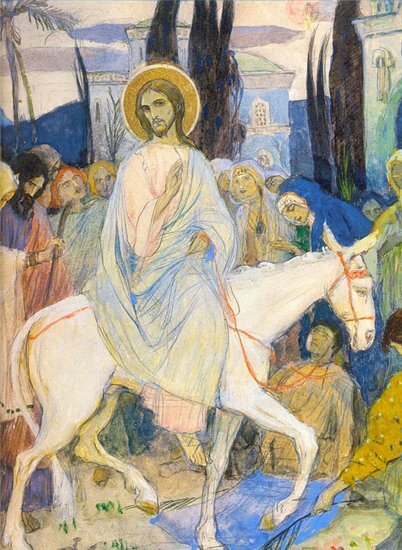 Нестеров М. Вход Господень в Иерусалим , 1900 