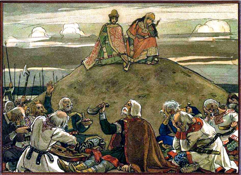 Васнецов. Тризна. фото из яндекс.картинки