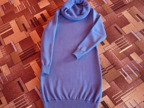 туника с воротом труба