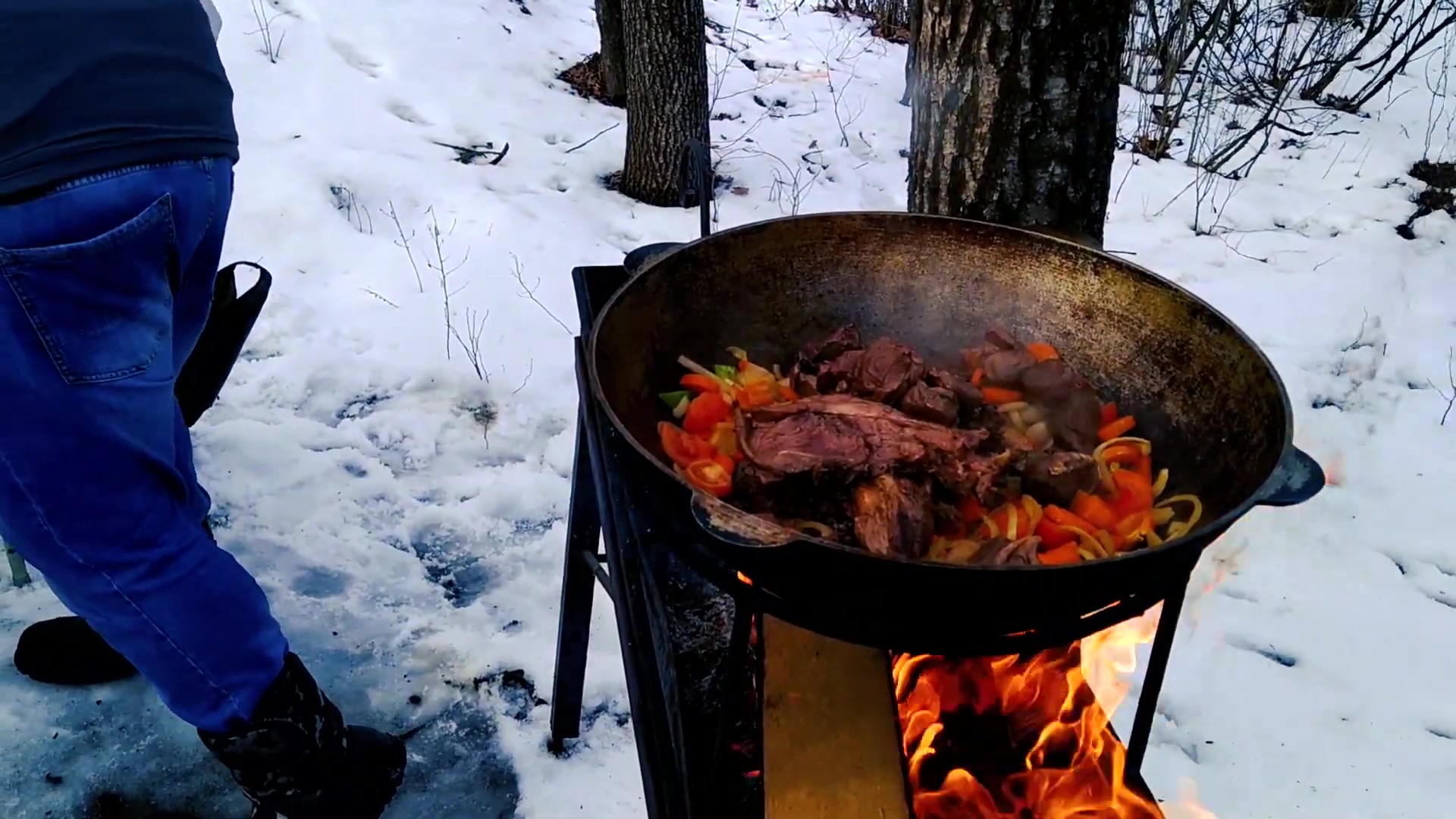 Домашняя шурпа из мяса косули