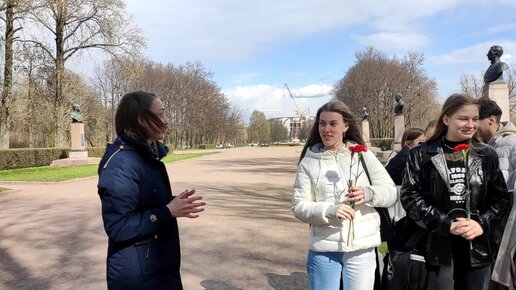 Аллея Героев в Московском Парке Победы