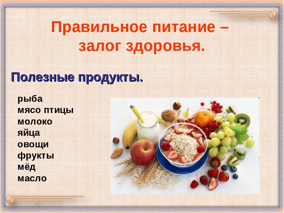 Пища картинки для презентации