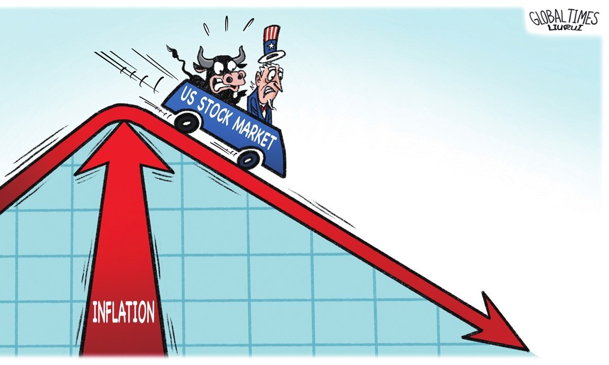 Неофициальная китайская инфографика к цветущему положению американской экономики. 
