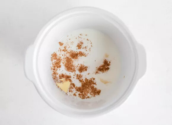 Рисовый пудинг с яблочным конфитюром в мультиварке, пошаговый рецепт с фото