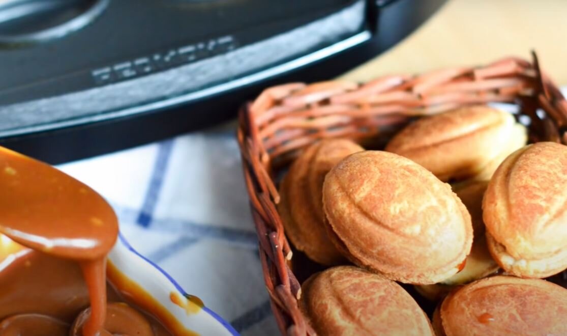 орешки со сгущенкой в духовке