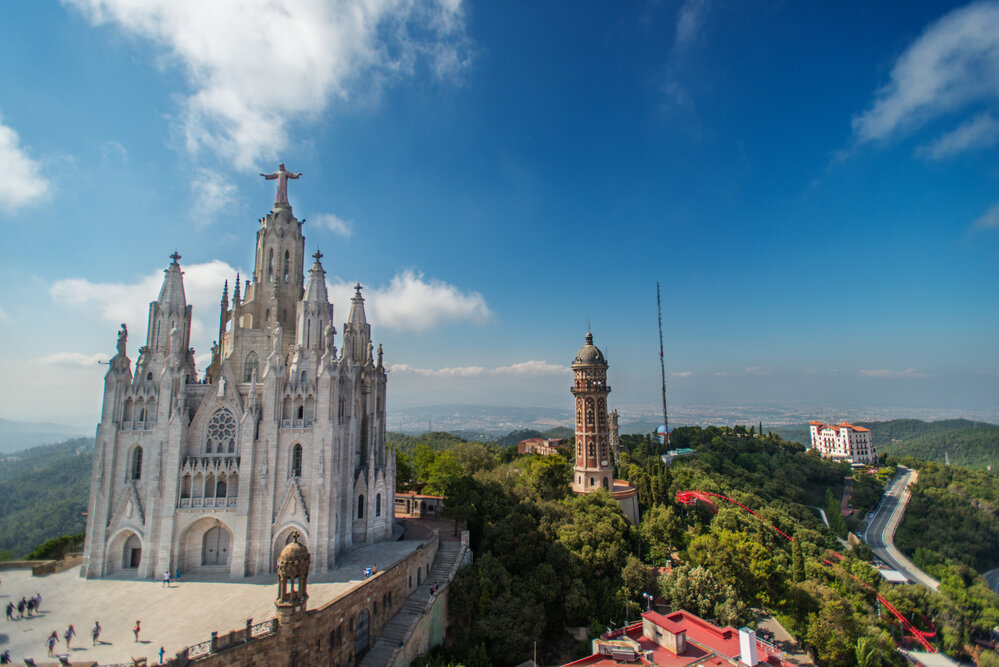 Район Sarria Sant Gervasi в Барселоне 