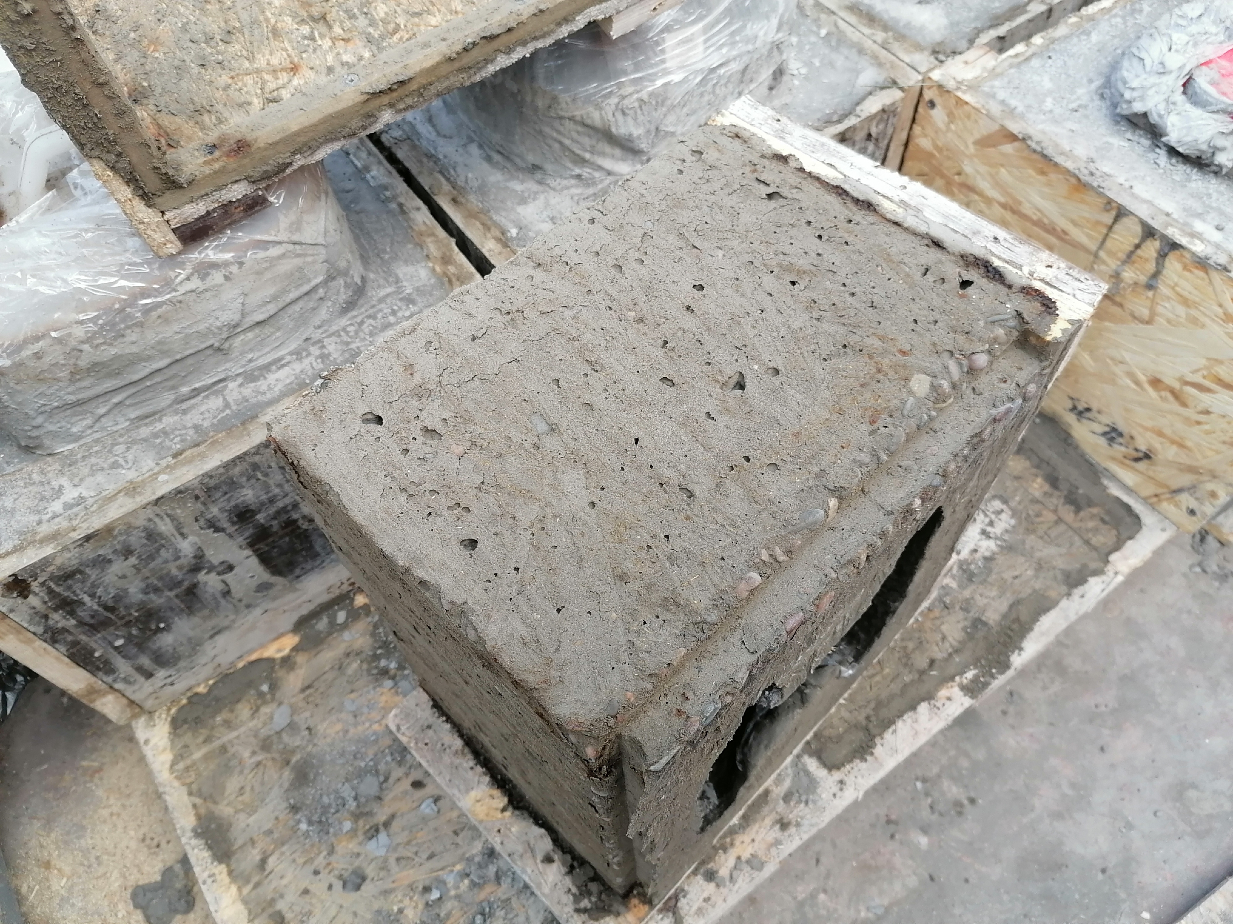 Технология «Мытый бетон»: декоративные блоки, плитка, отмостка. Пошаговая инструкция13
