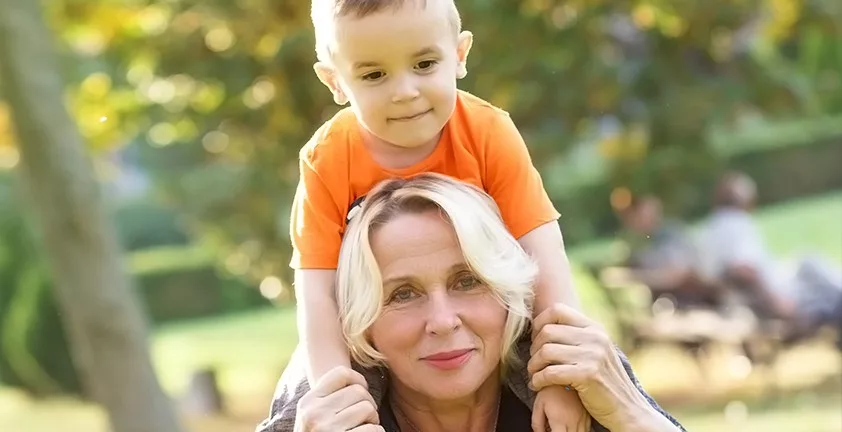 фото молодая бабушка