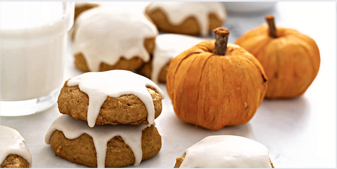 Pumpkin cookie toppings