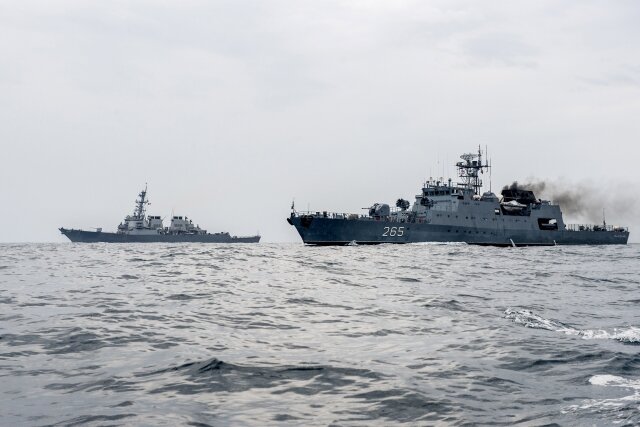    Учения с участием ВМС США в Черном море (cc) Commander, U.S. Naval Forces Europe-Africa