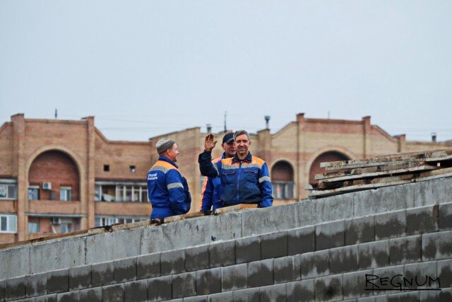    Рабочие на реконструкции Наталья Стрельцова © ИА REGNUM