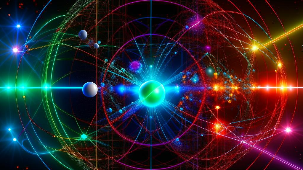 Абстракция на тему элементарных частиц - Kandinsky 2.2