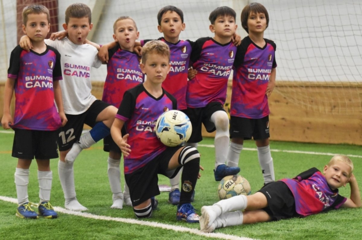    Детский футбольный лагерь прошел в Хабаровске
