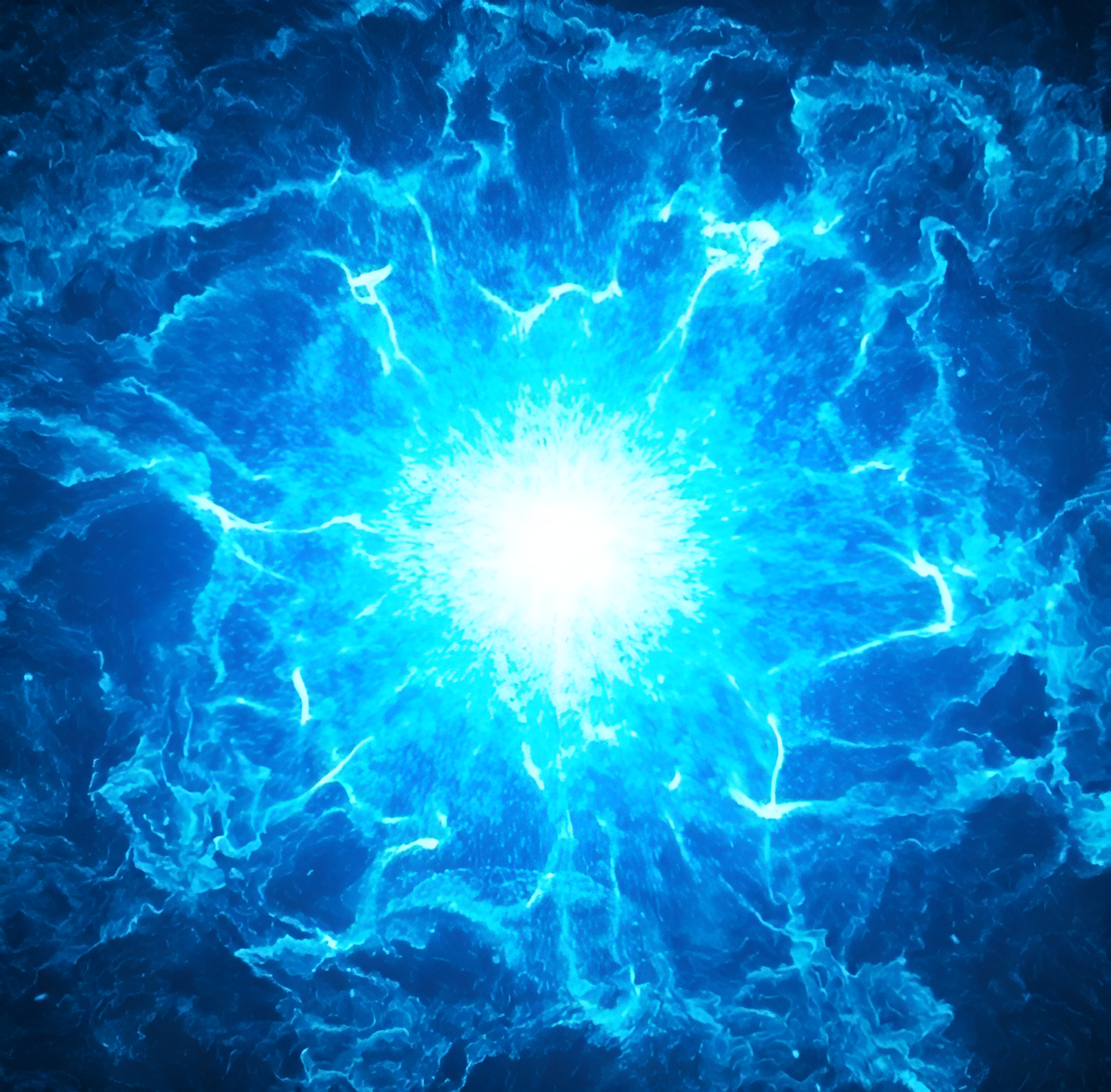 Scp 8000. Синий взрыв. Синяя энергия. Магия космоса. Синий фон взрыв.