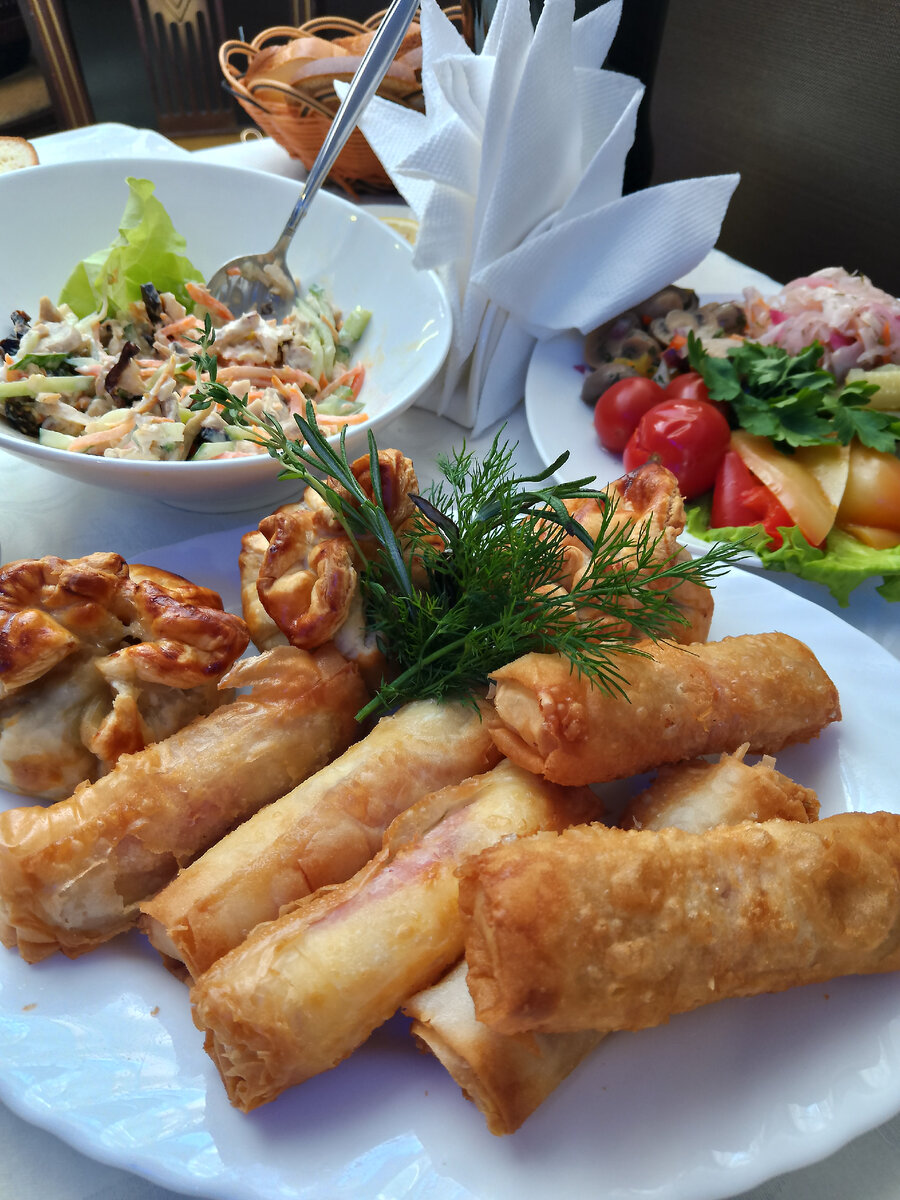 Вкусные закуски и салаты