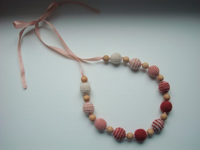 Вязаные бусы