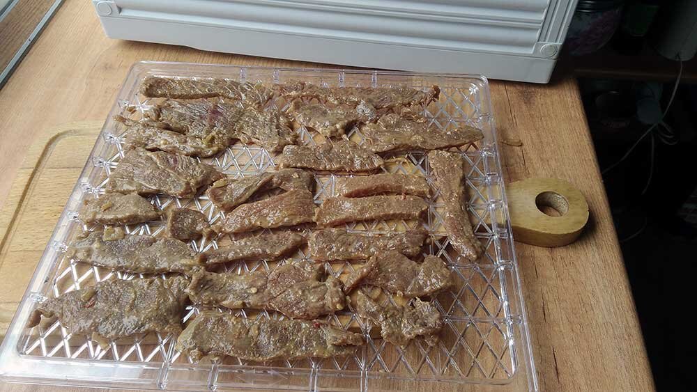 Результат после двух часов сушки