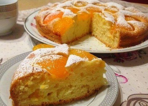 абрикосовый пирог