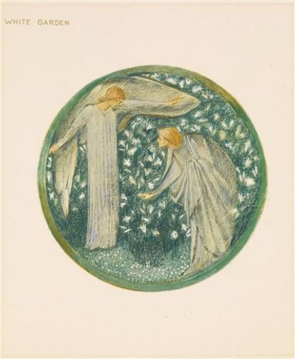 Белый сад, Эдвард Коули Берн-Джонс. 