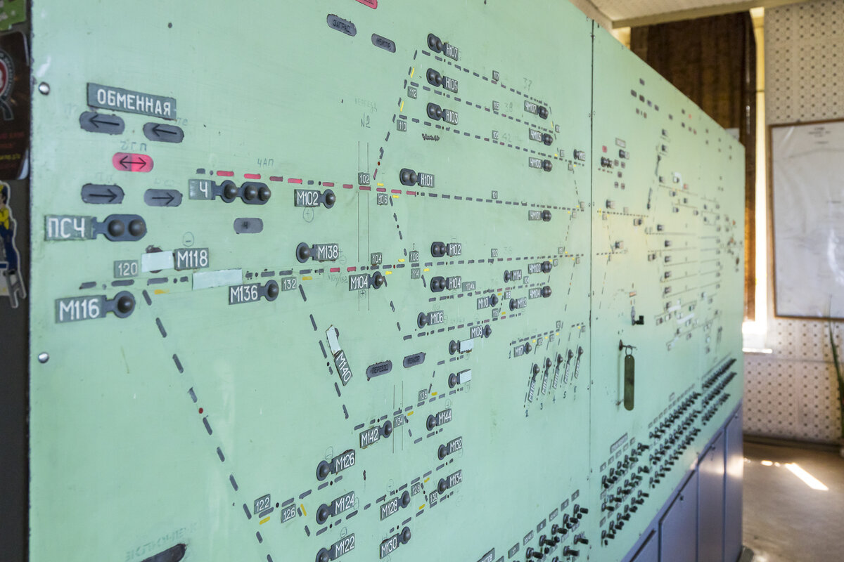 Диспетчерский пульт ст. Заводская