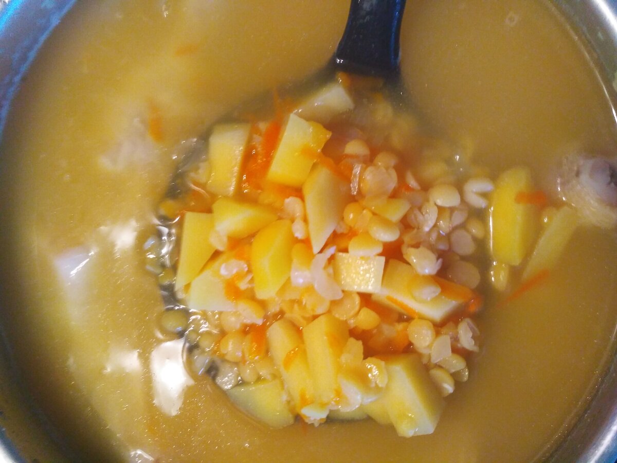Вкуснейший ПП гороховый суп со вкусом копченостей?, но без копченостей.