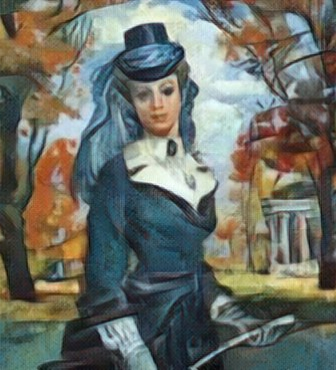 Юлия Вревская. Фрагмент портрета авторства Ю.В.Иванова