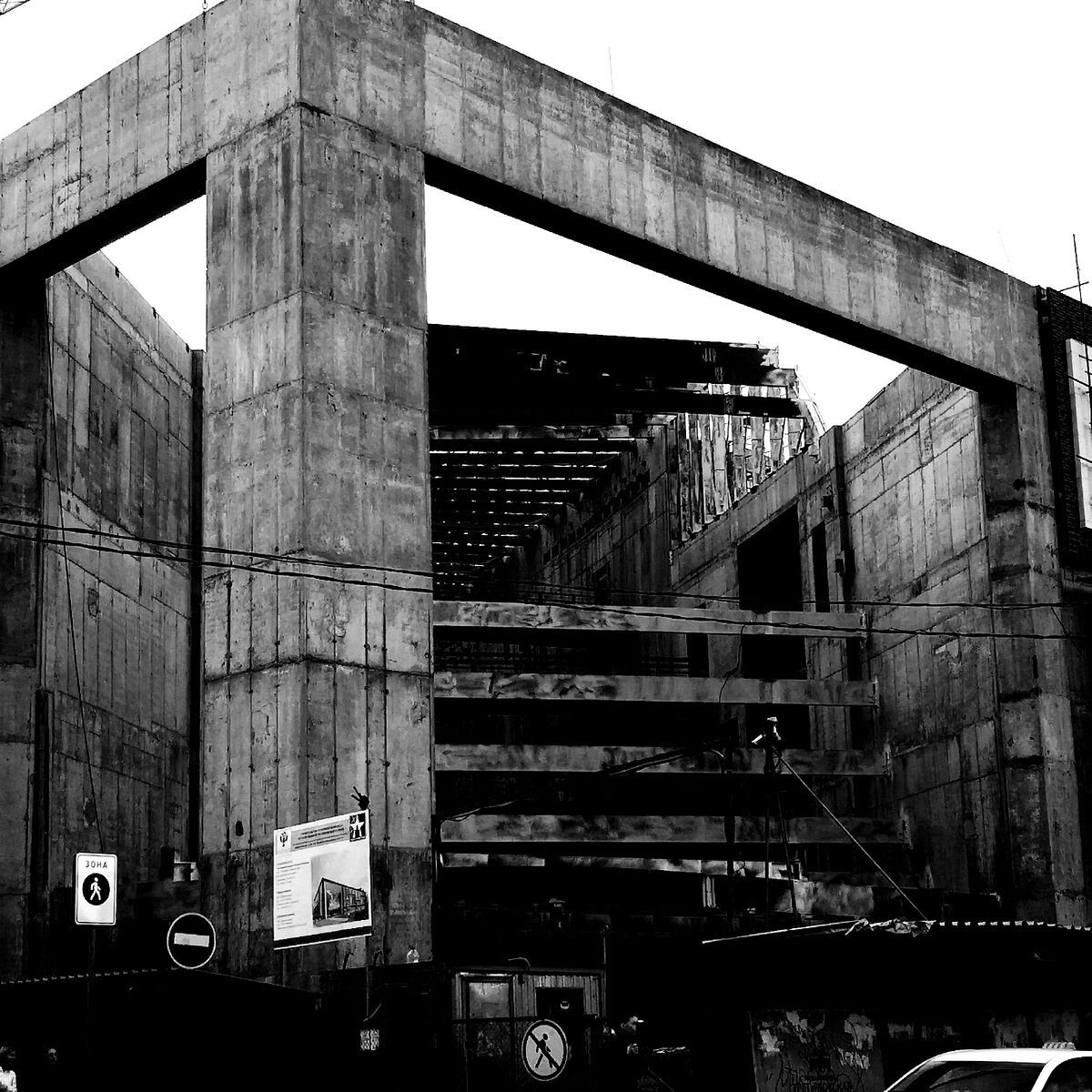 Строящемся здание Третьяковской галереи