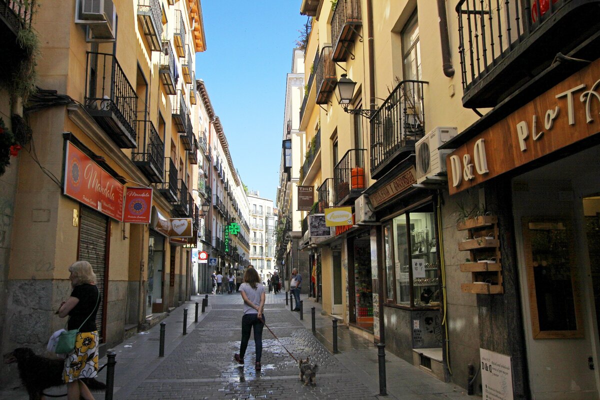 На мадридской улице