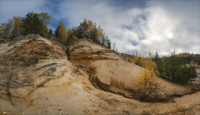 Заброшенный карьер.