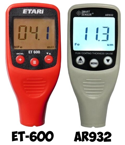Сравнение толщиномеров ETARI b Smart Sensor