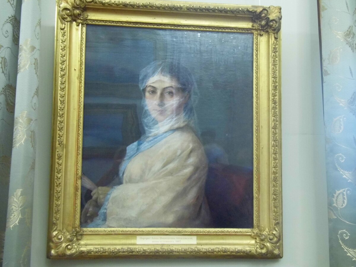       Портрет Анны Никитичны Айвазовской, жены художника, 1882 год.