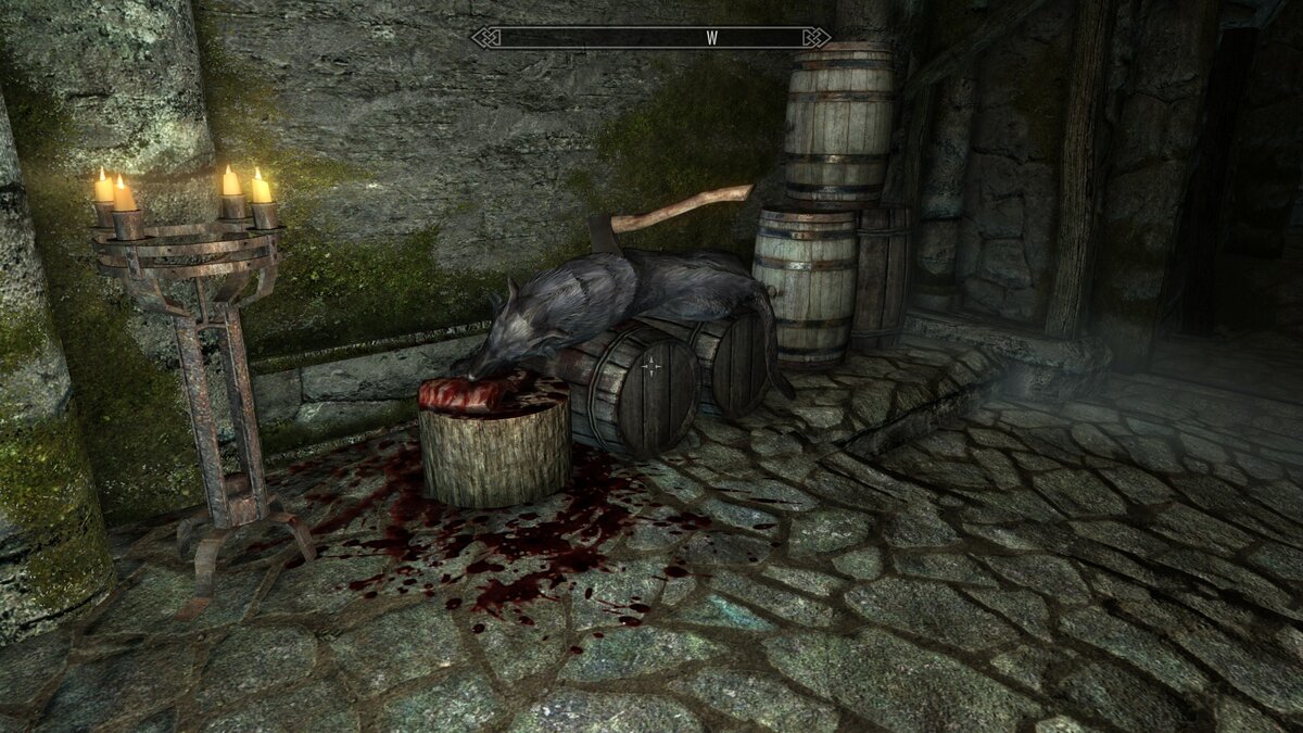 Слабый волк стал обедом для бандитов