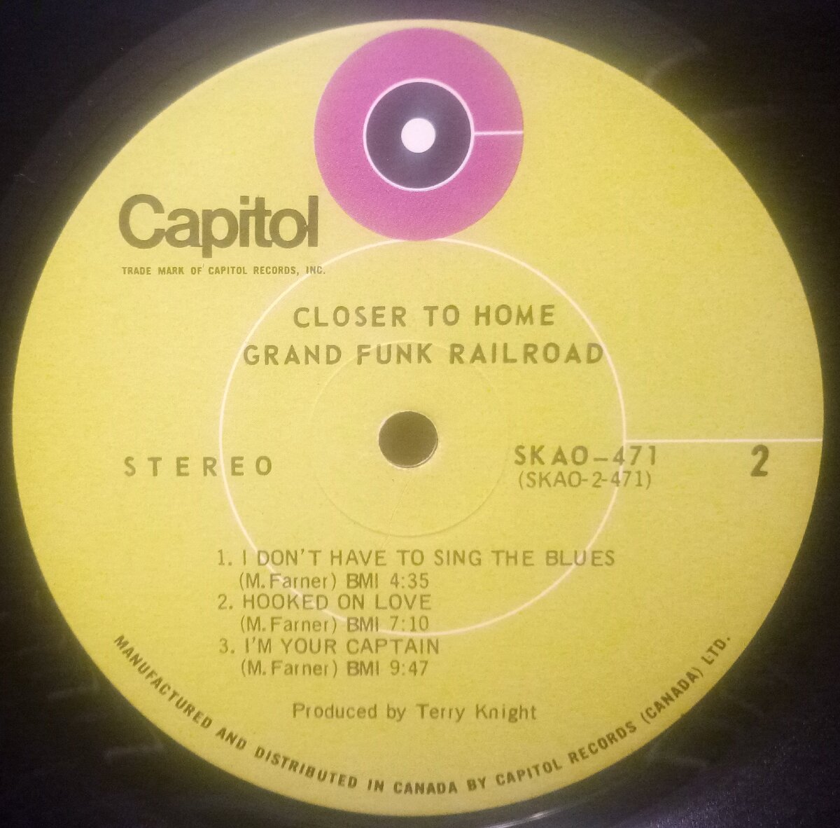 "пятак" с пластинки Closer To Home (1970)