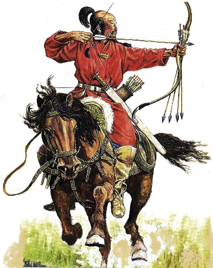 Воин хунну.