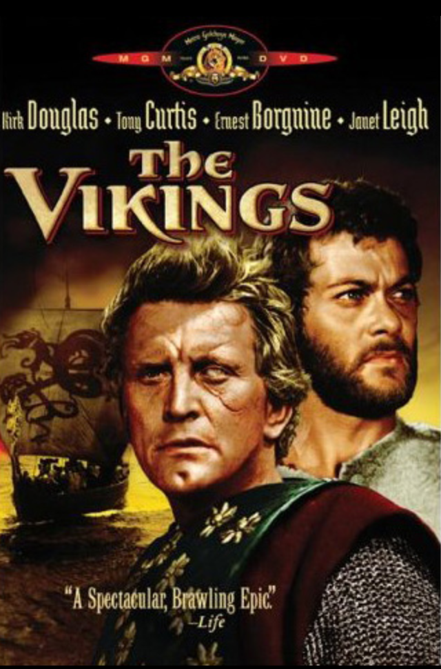 Обложка фильма Викиги 1958-го года