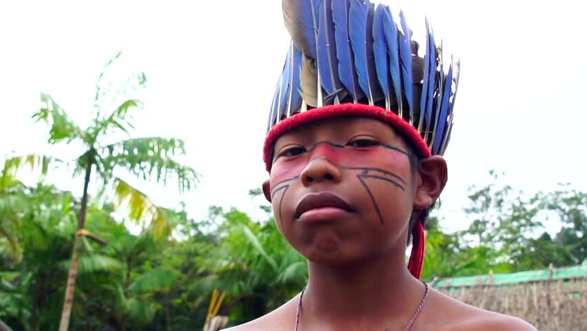 Мальчик из племени Тупи-Гуарани