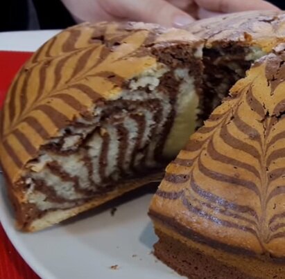 Пирог зебра, вкусных рецептов с фото Алимеро