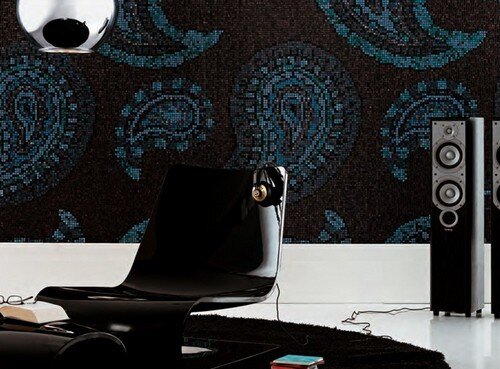 Мозаика с орнаментом пейсли, Bisazza