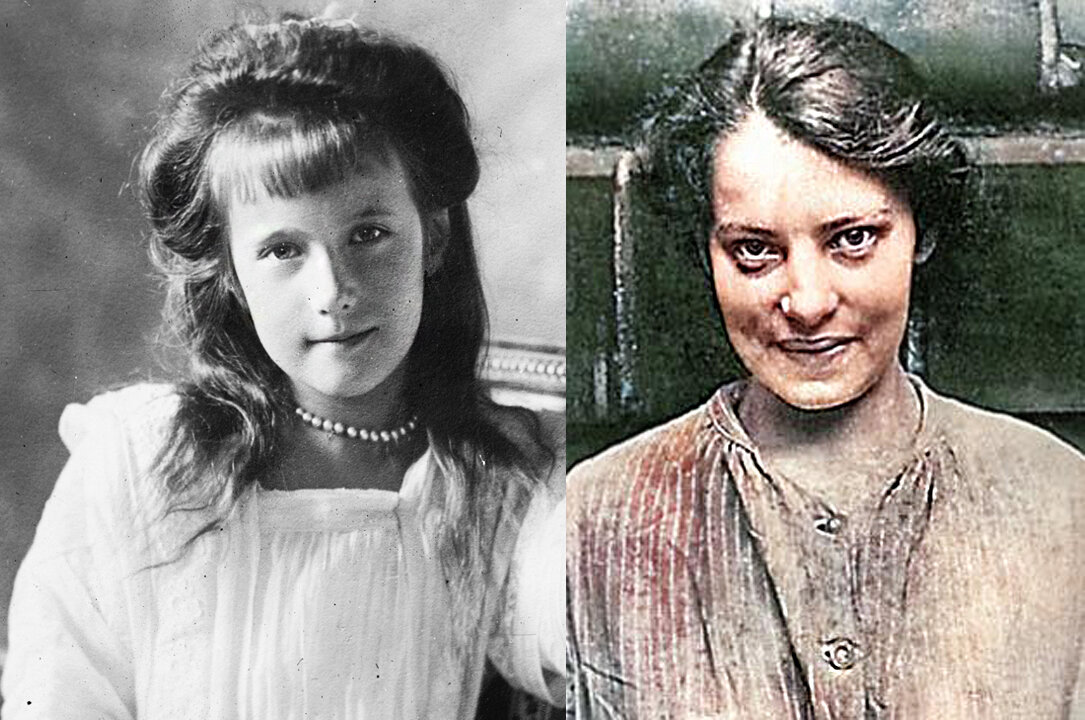 Анастасия Романова и Анна Андерсон