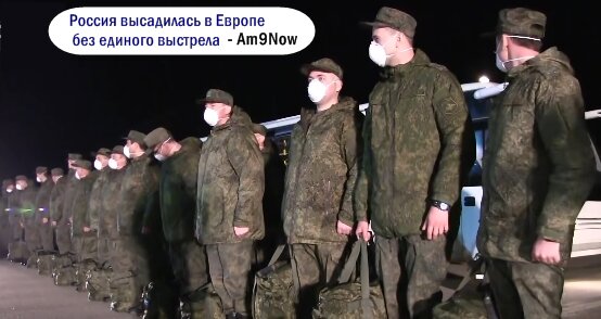 Использован кадр из видео канала RT -Russian COVID-19 aid arrives in Italy to fight virus